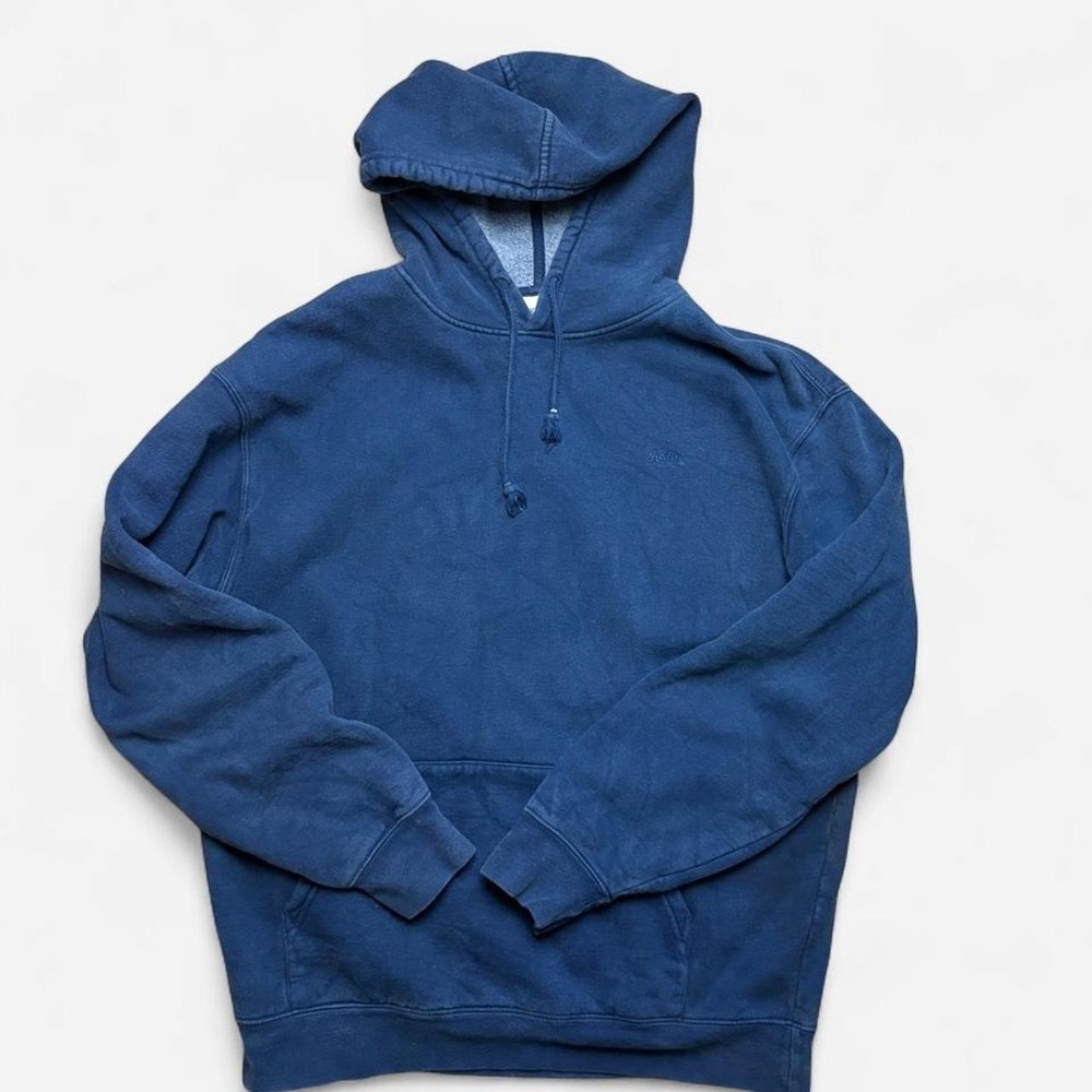 Katin Mens Navy Blue Garment Dyed Pullover Hoodie Size M